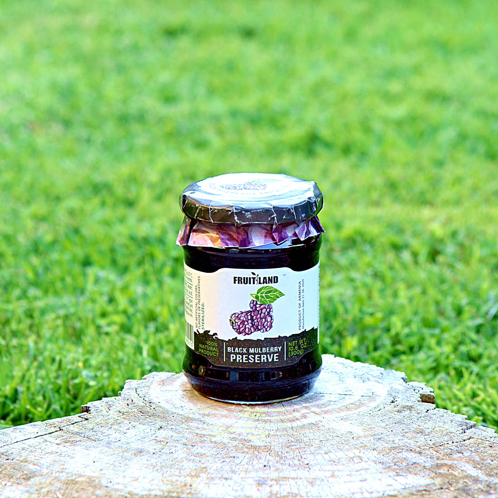 Fruitland black mulberry preserve, 300 grams