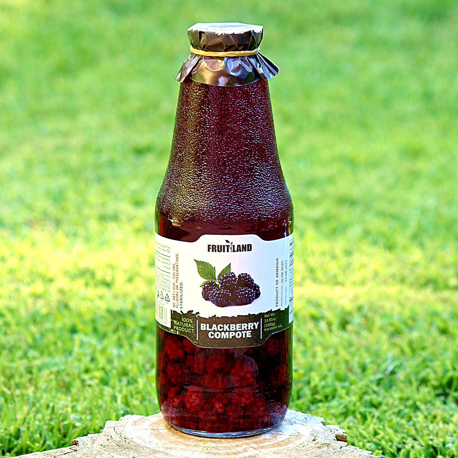Fruitland blackberry compote, 1 litre