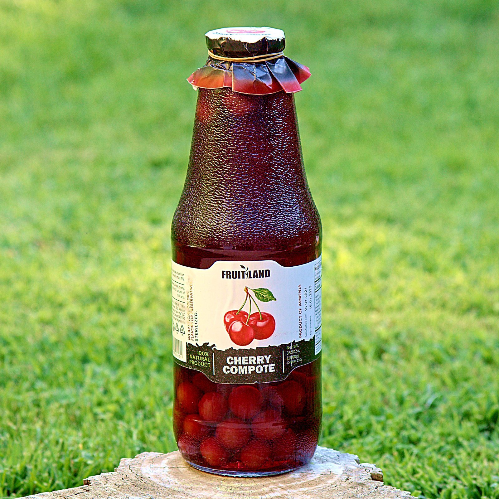 Fruitland cherry compote, 1 litre