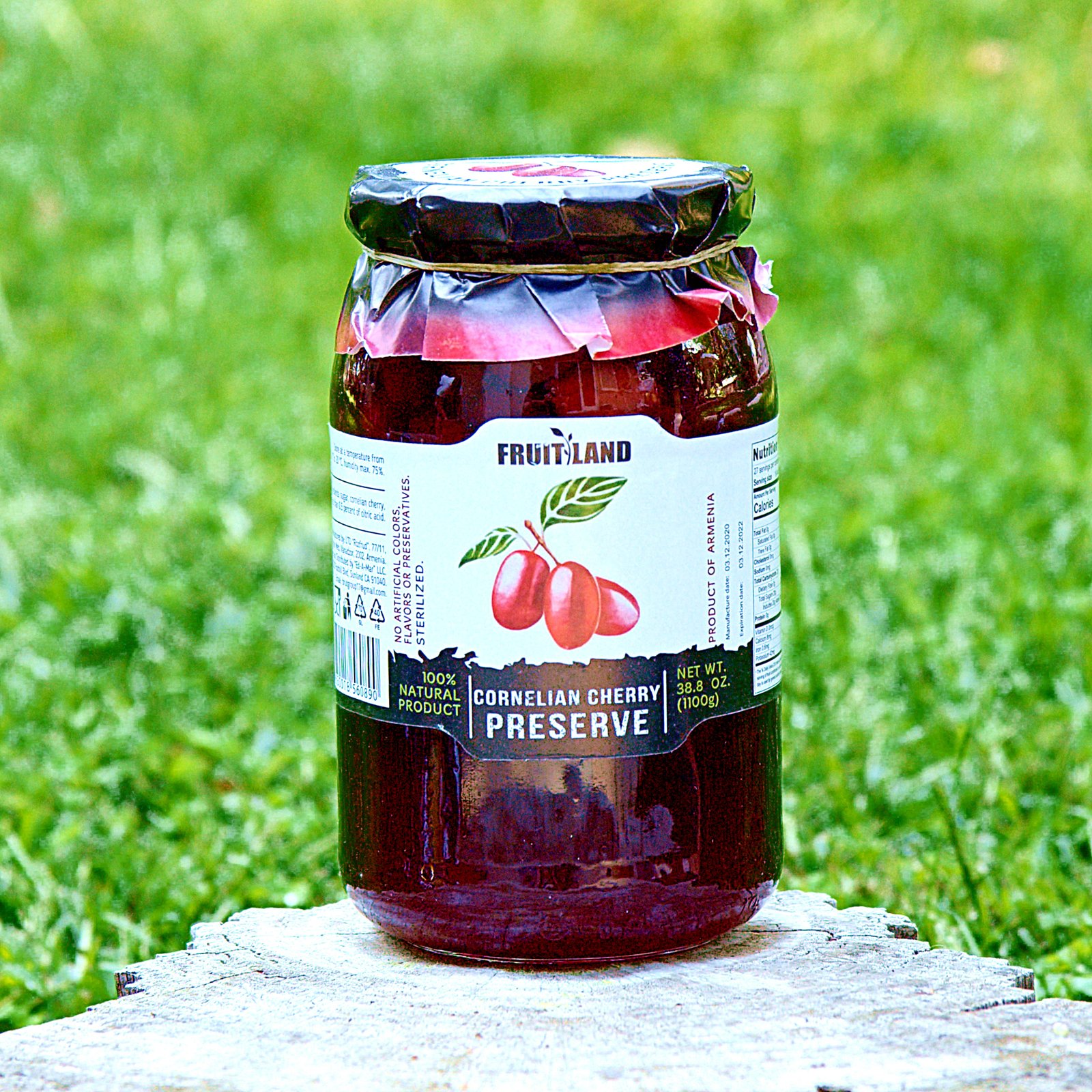 Fruitland cornelian cherry preserve, 1.1 kilogram