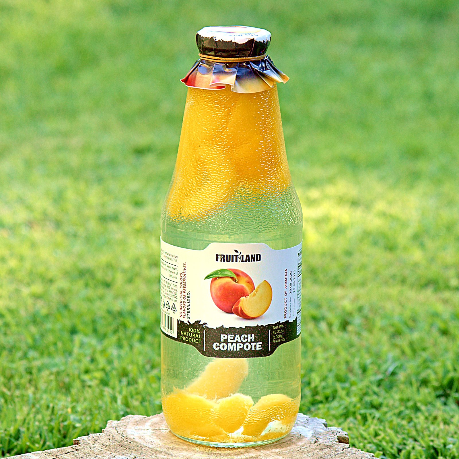 Fruitland peach compote, 1 litre